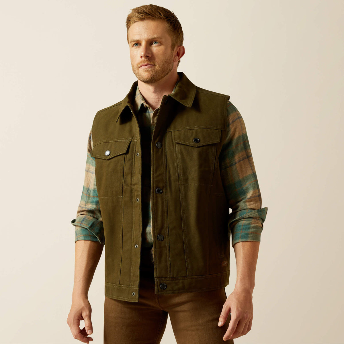 Ariat Canvas Rancher Vest For Sale
