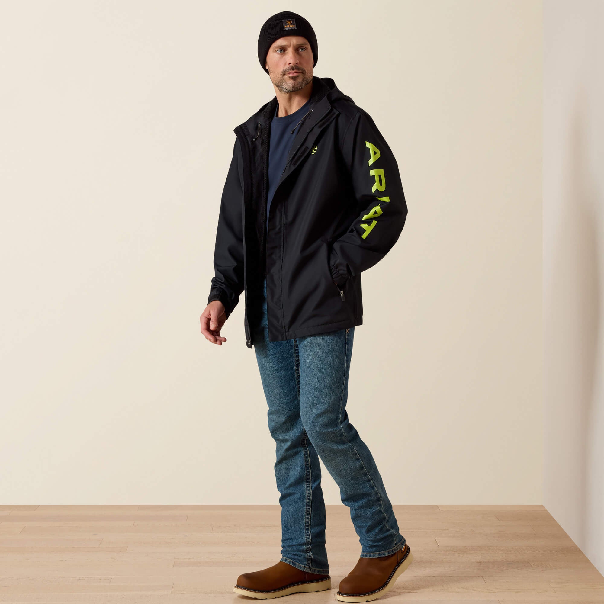 Ariat Rebar Stormshell Logo Waterproof Jacket For Sale