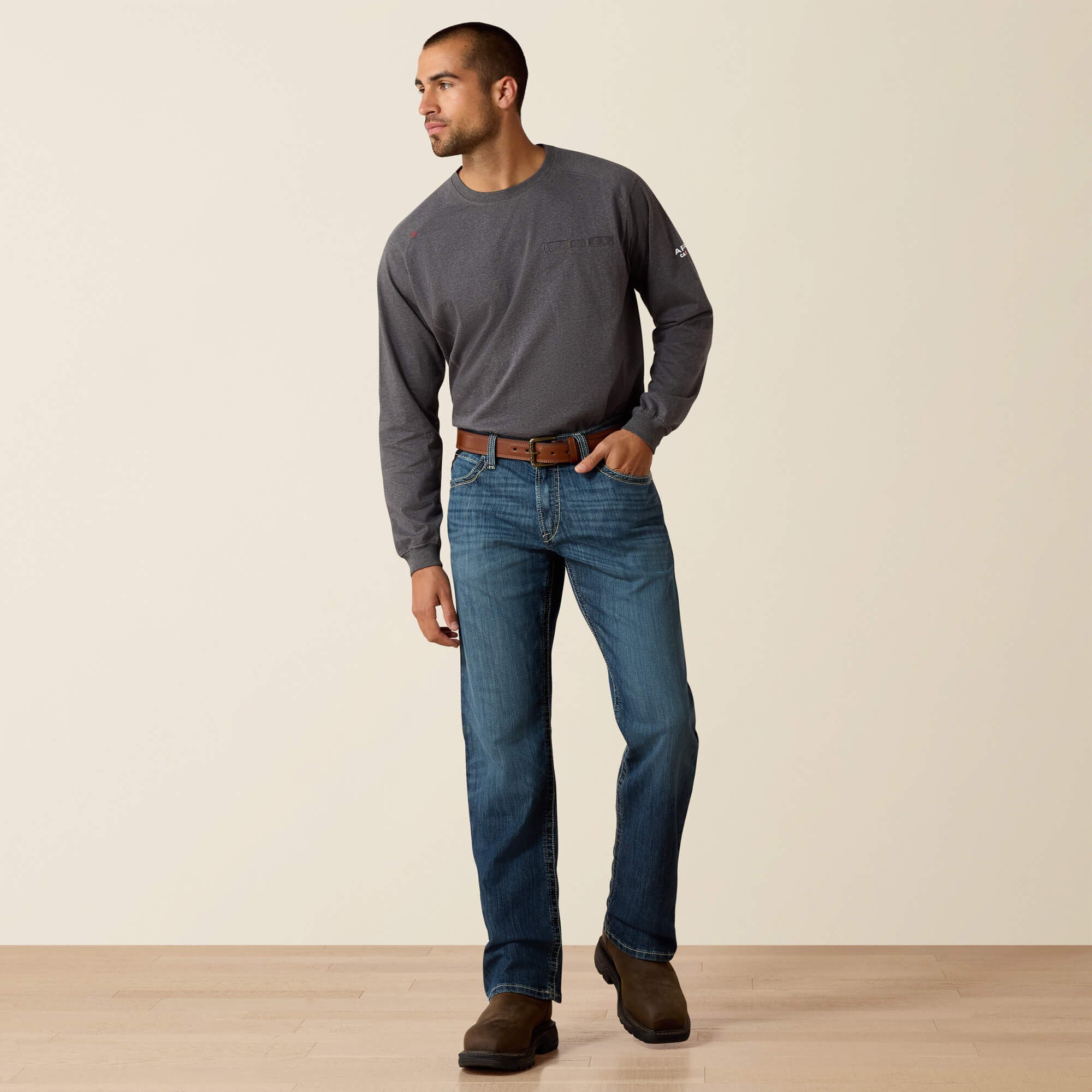 Ariat FR M4 Relaxed Stretch DuraLight Boundary Boot Cut Jean Online
