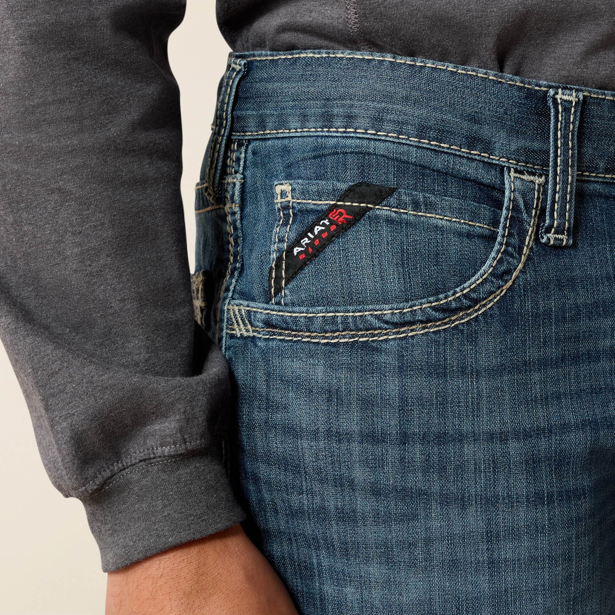 Ariat FR M4 Relaxed Stretch DuraLight Boundary Boot Cut Jean Online