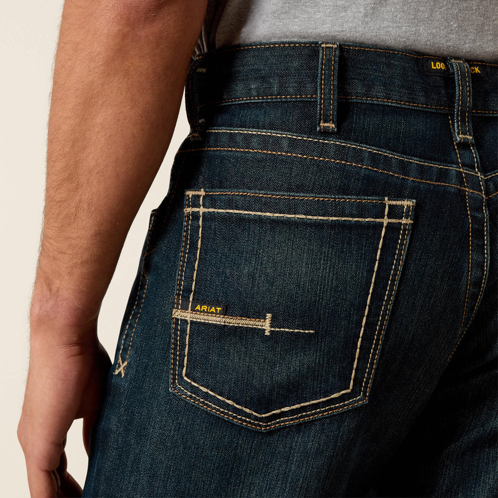 Ariat Rebar M4 Relaxed DuraStretch Edge Stackable Straight Leg Jean Discount
