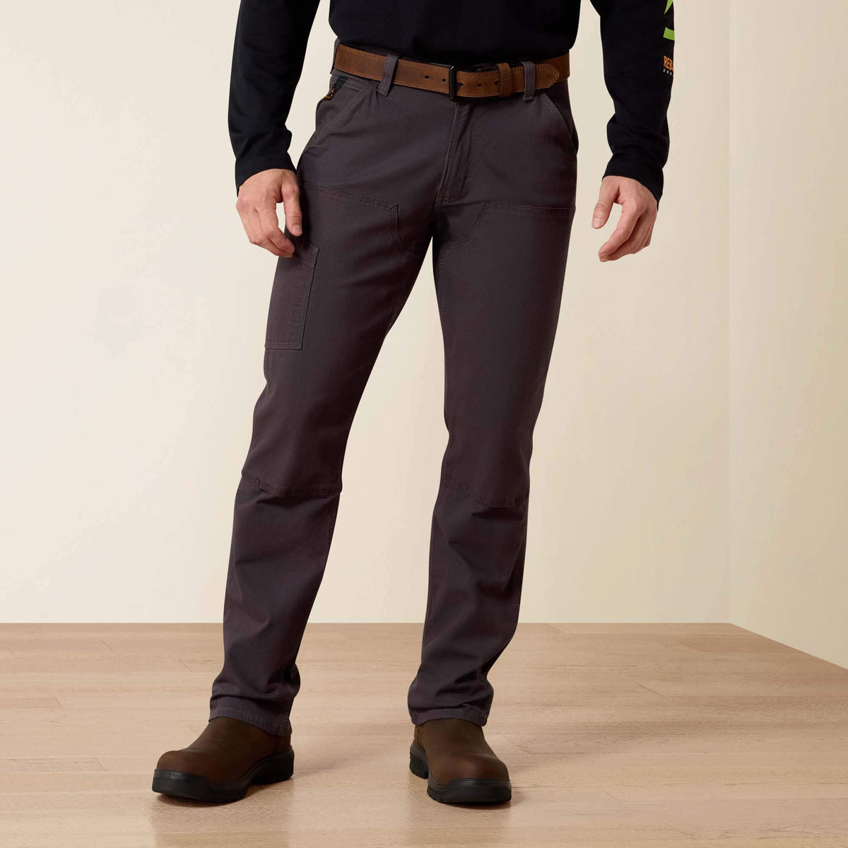 Ariat Rebar M4 Low Rise DuraStretch Made Tough Double Front Stackable Straight Leg Pant On Sale
