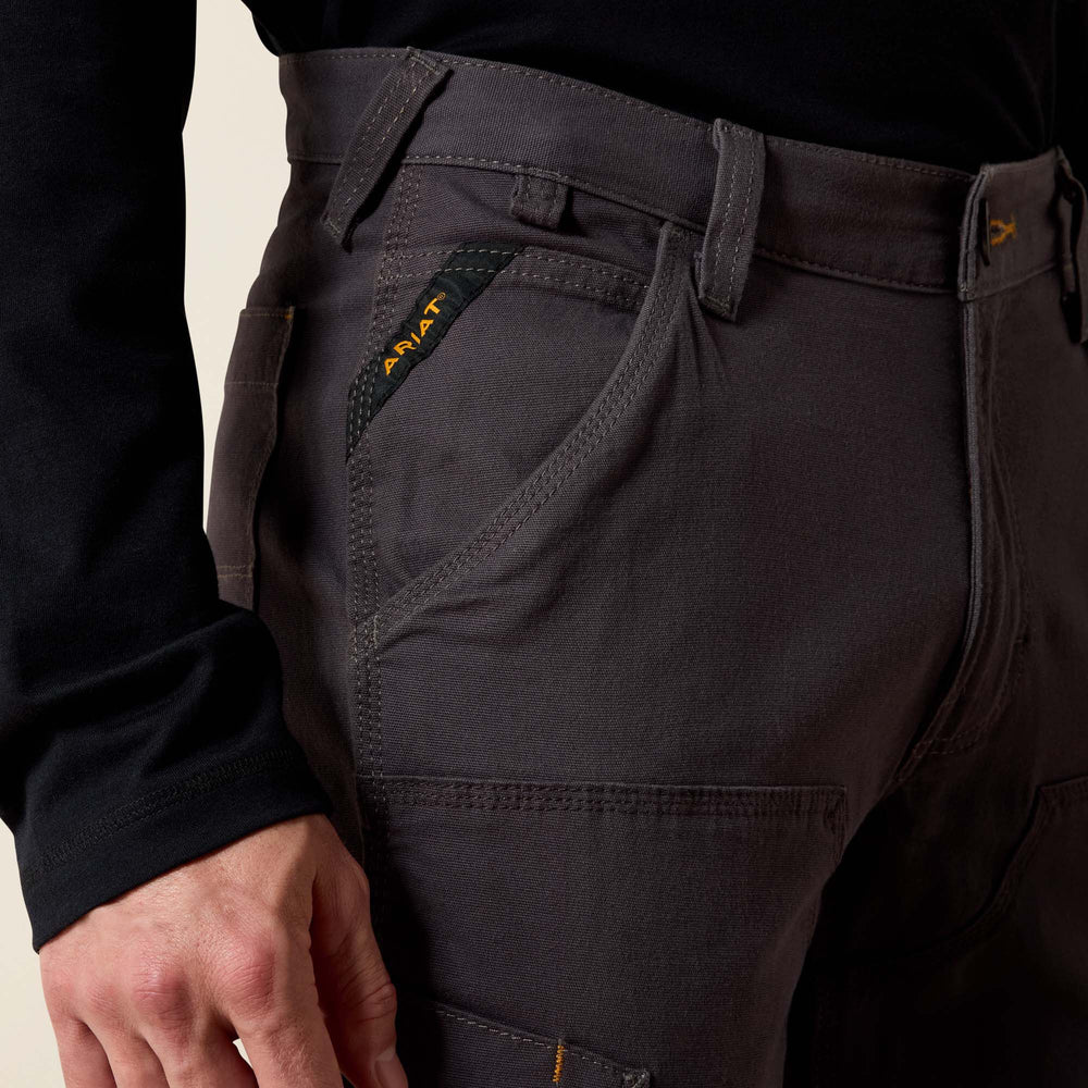 Ariat Rebar M4 Low Rise DuraStretch Made Tough Double Front Stackable Straight Leg Pant On Sale