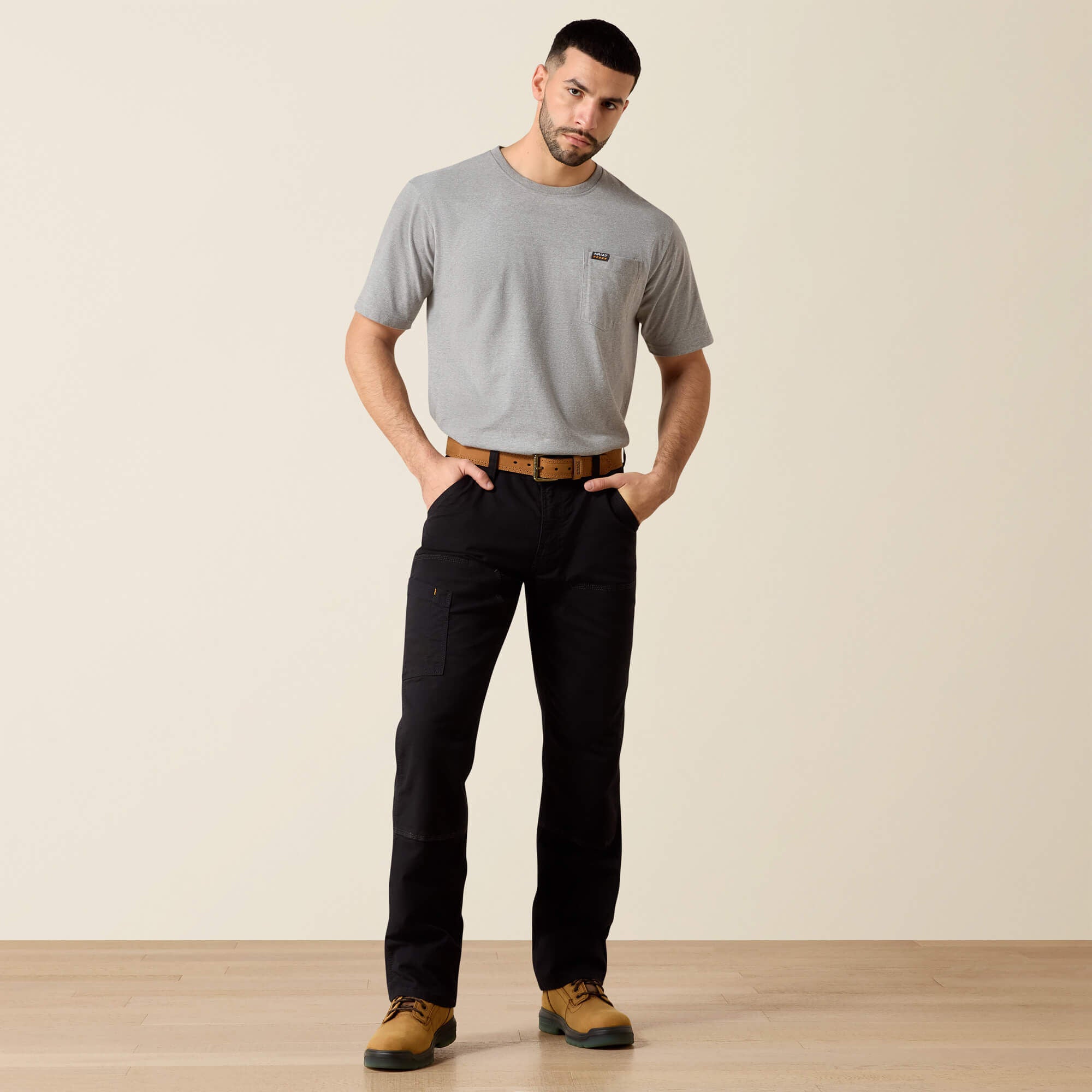 Ariat Rebar M4 Low Rise DuraStretch Made Tough Double Front Stackable Straight Leg Pant Online