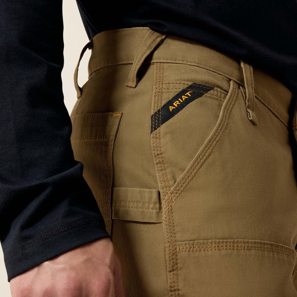 Ariat Rebar M4 Low Rise DuraStretch Made Tough Double Front Stackable Straight Leg Pant On Sale