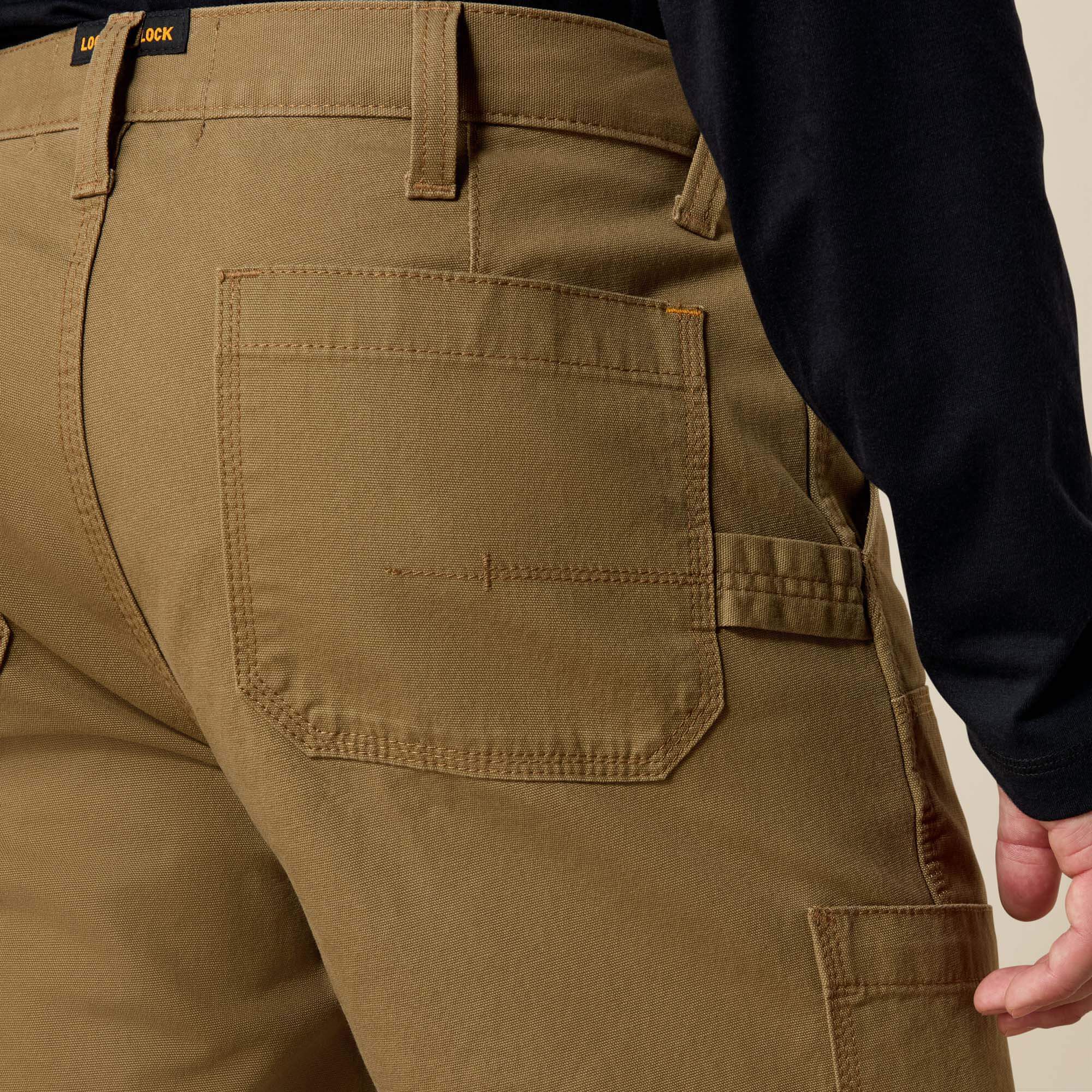 Ariat Rebar M4 Low Rise DuraStretch Made Tough Double Front Stackable Straight Leg Pant On Sale