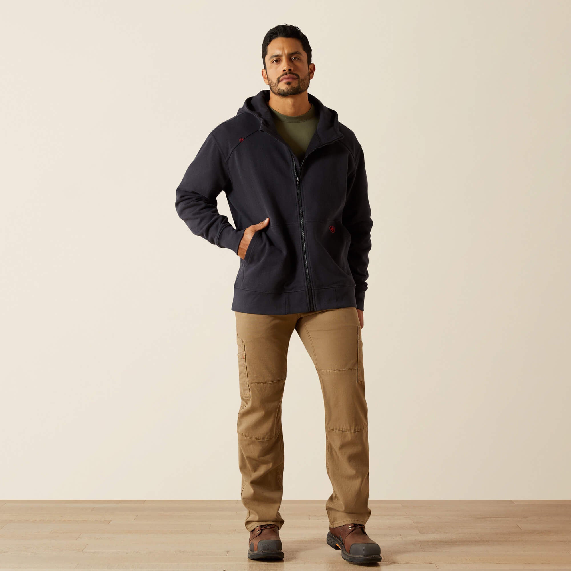 Ariat FR DuraStretch Heavyweight Fleece Full Zip Hoodie On Sale