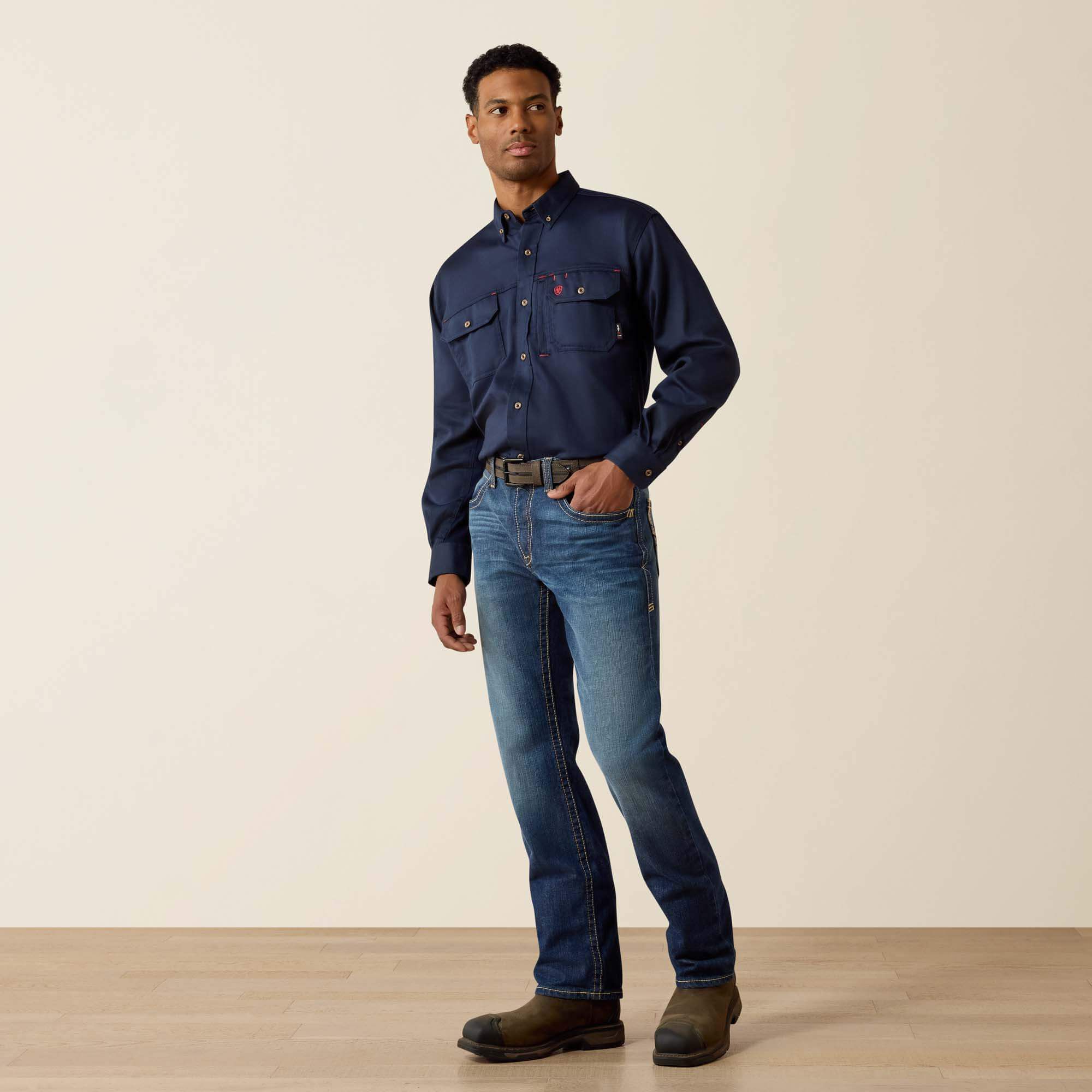 Ariat FR M5 Straight DuraStretch Truckee Stackable Straight Leg Jean For Sale
