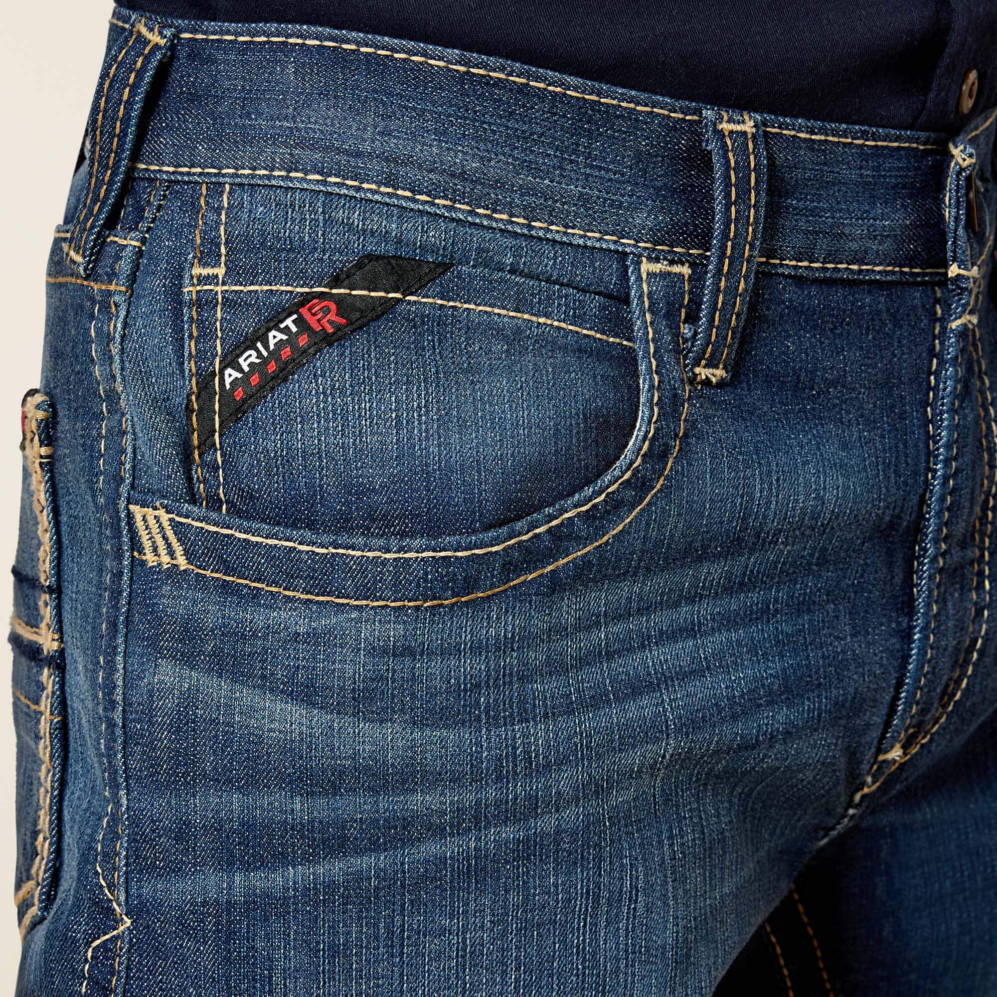 Ariat FR M5 Straight DuraStretch Truckee Stackable Straight Leg Jean For Sale