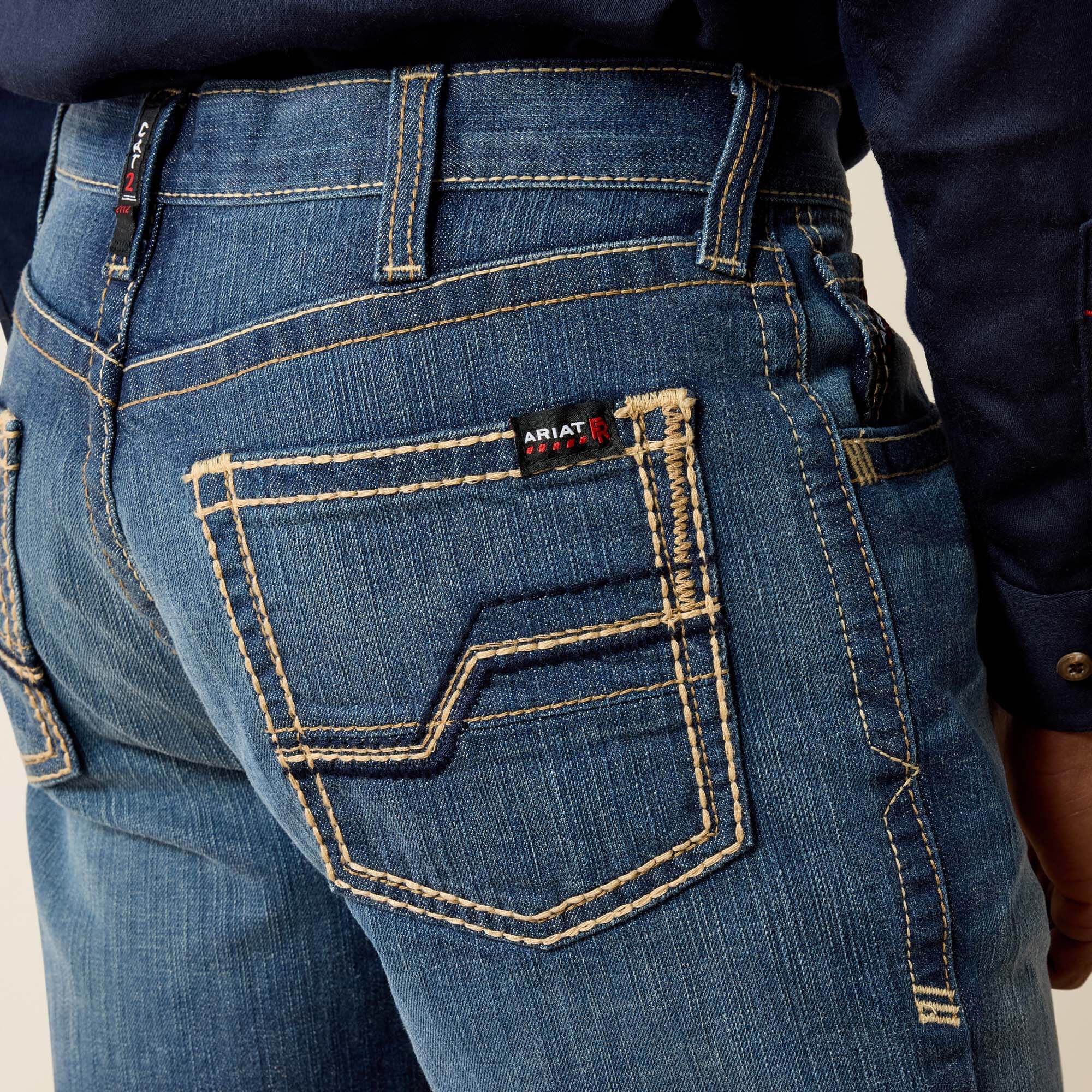 Ariat FR M5 Straight DuraStretch Truckee Stackable Straight Leg Jean For Sale