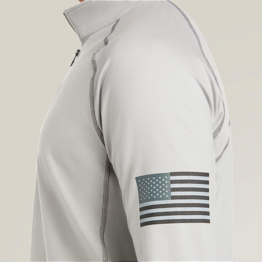 Ariat FR Combat Stretch Patriot 1/4 Zip Work Shirt Discount
