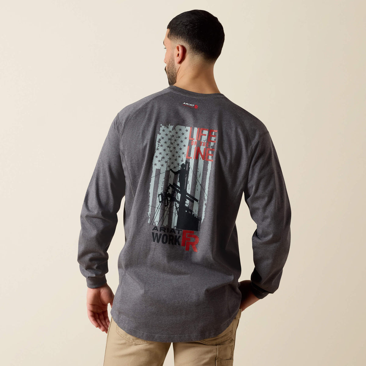 Ariat FR Air Life on the Line Graphic Top Outlet