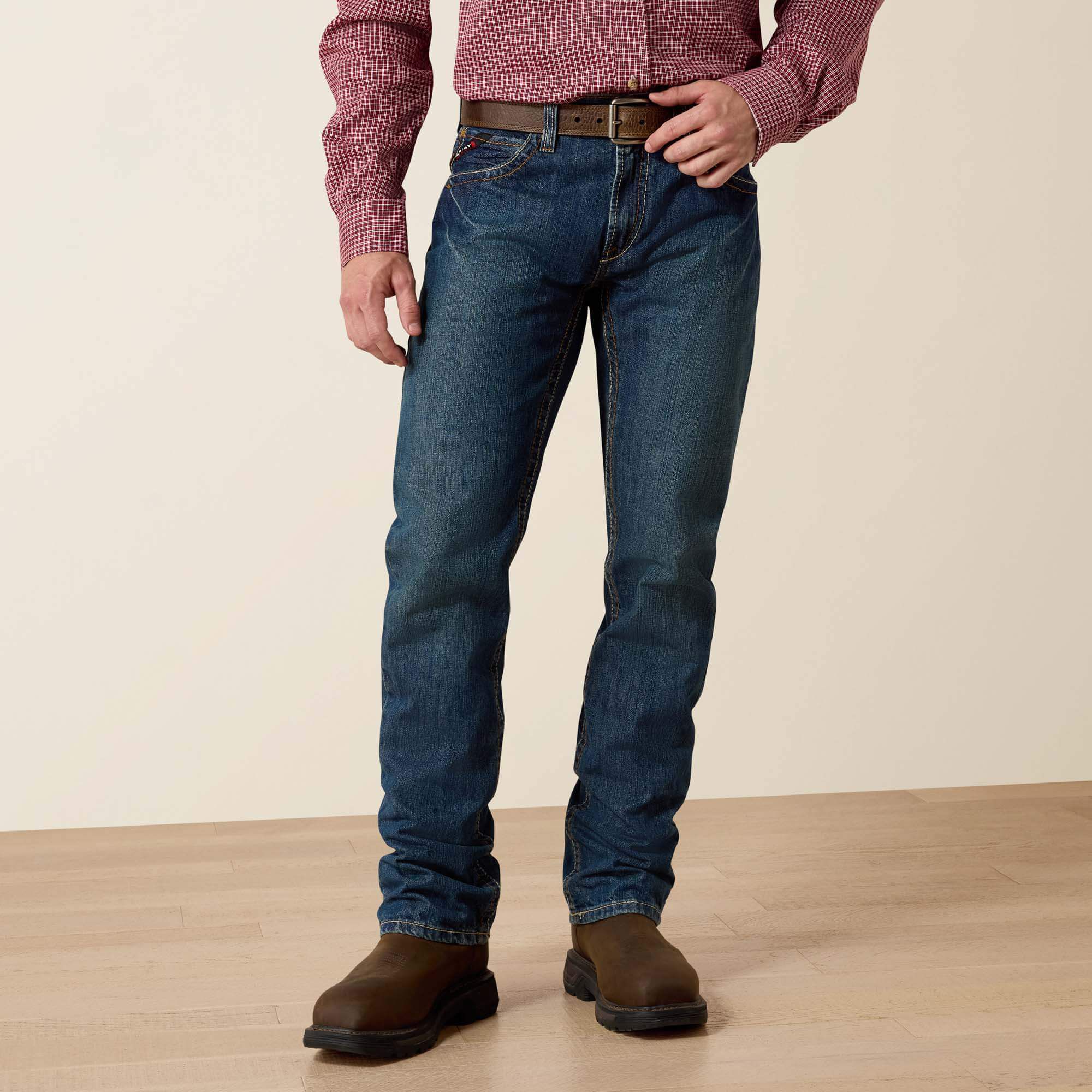 Ariat FR M5 Straight Basic Stackable Straight Leg Jean For Sale