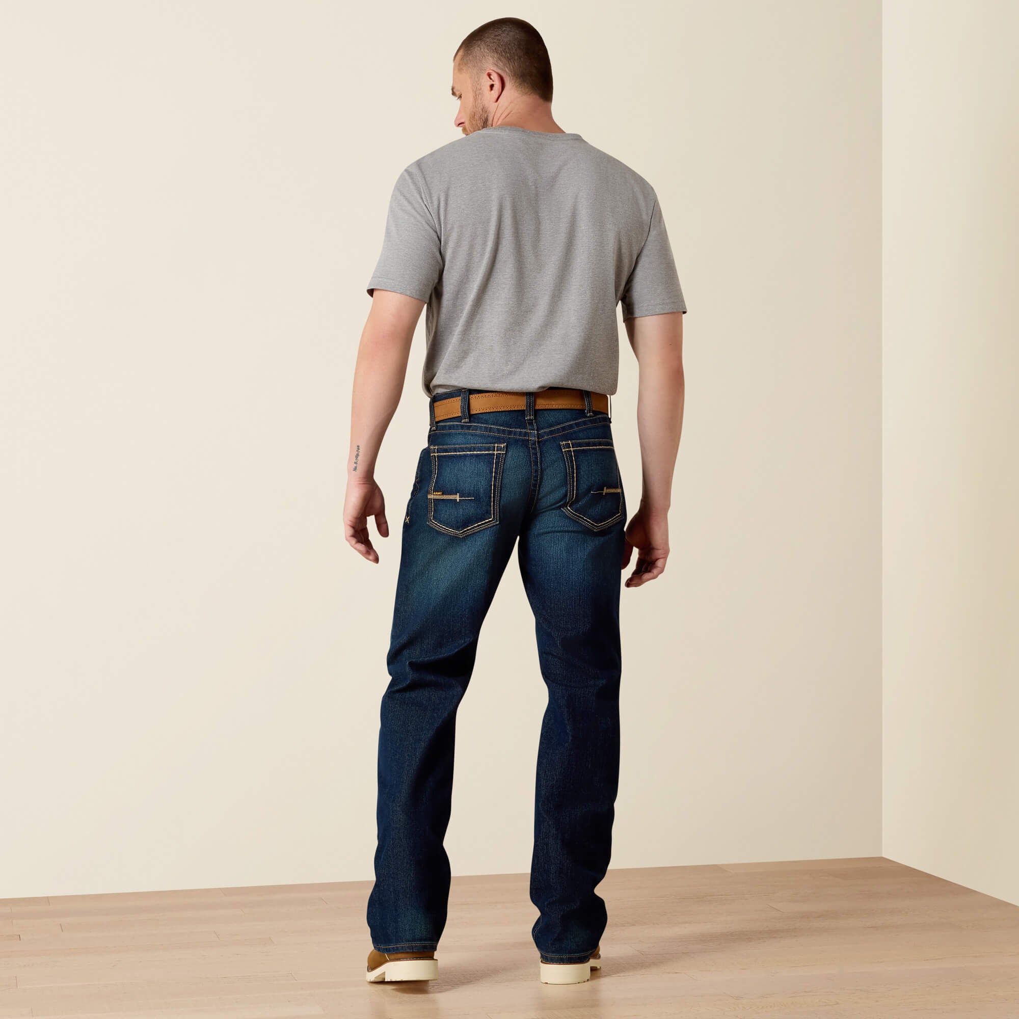 Ariat Rebar M4 Low Rise DuraStretch Edge Boot Cut Jean Outlet