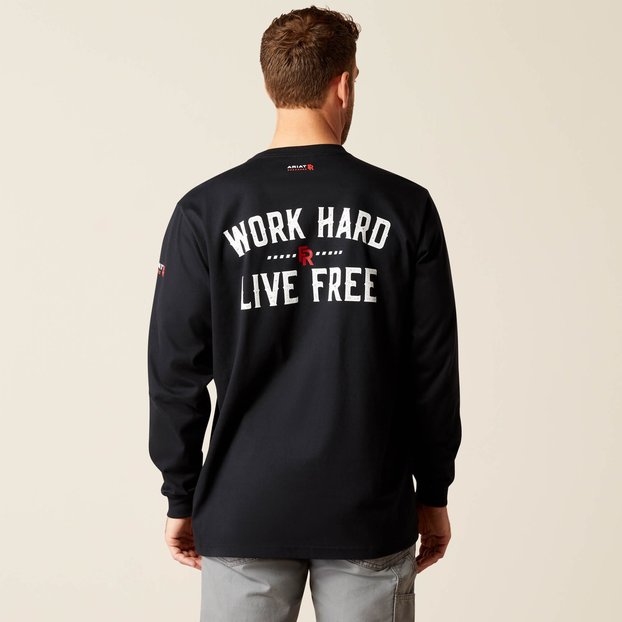 Ariat FR Work Hard Live Free T-Shirt Sale