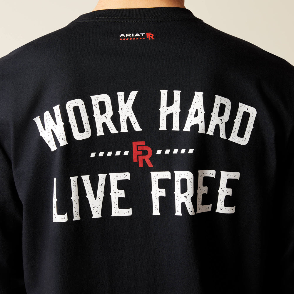 Ariat FR Work Hard Live Free T-Shirt Sale