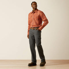Ariat FR Wayne Retro Fit Snap Work Shirt Sale