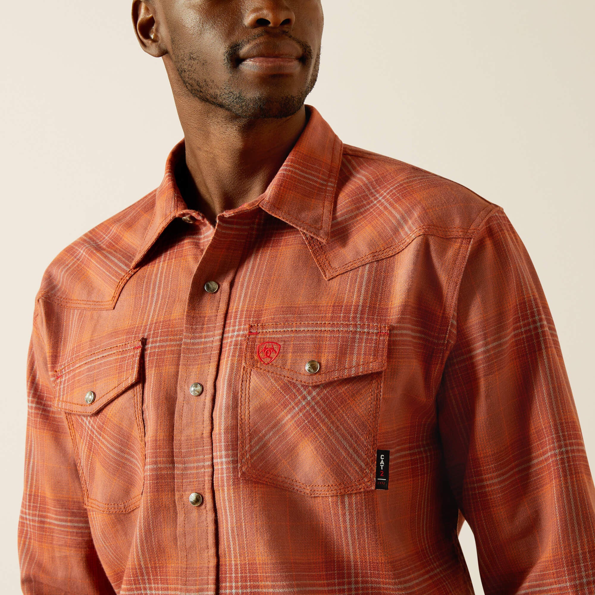 Ariat FR Wayne Retro Fit Snap Work Shirt Sale
