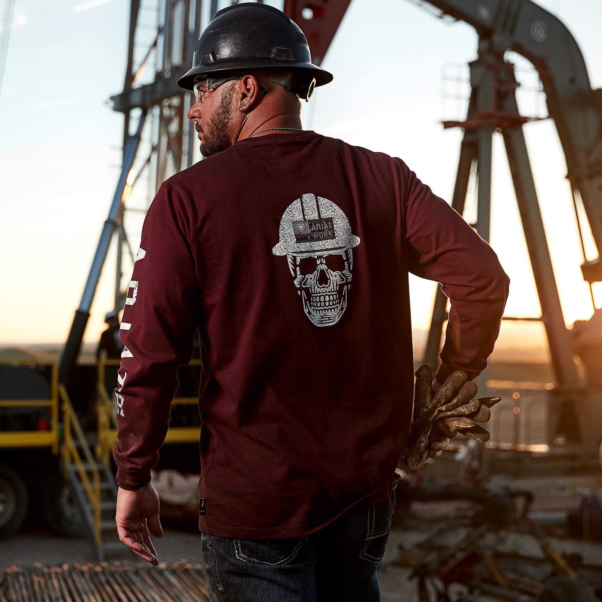 Ariat FR Roughneck Skull Logo T-Shirt For Sale