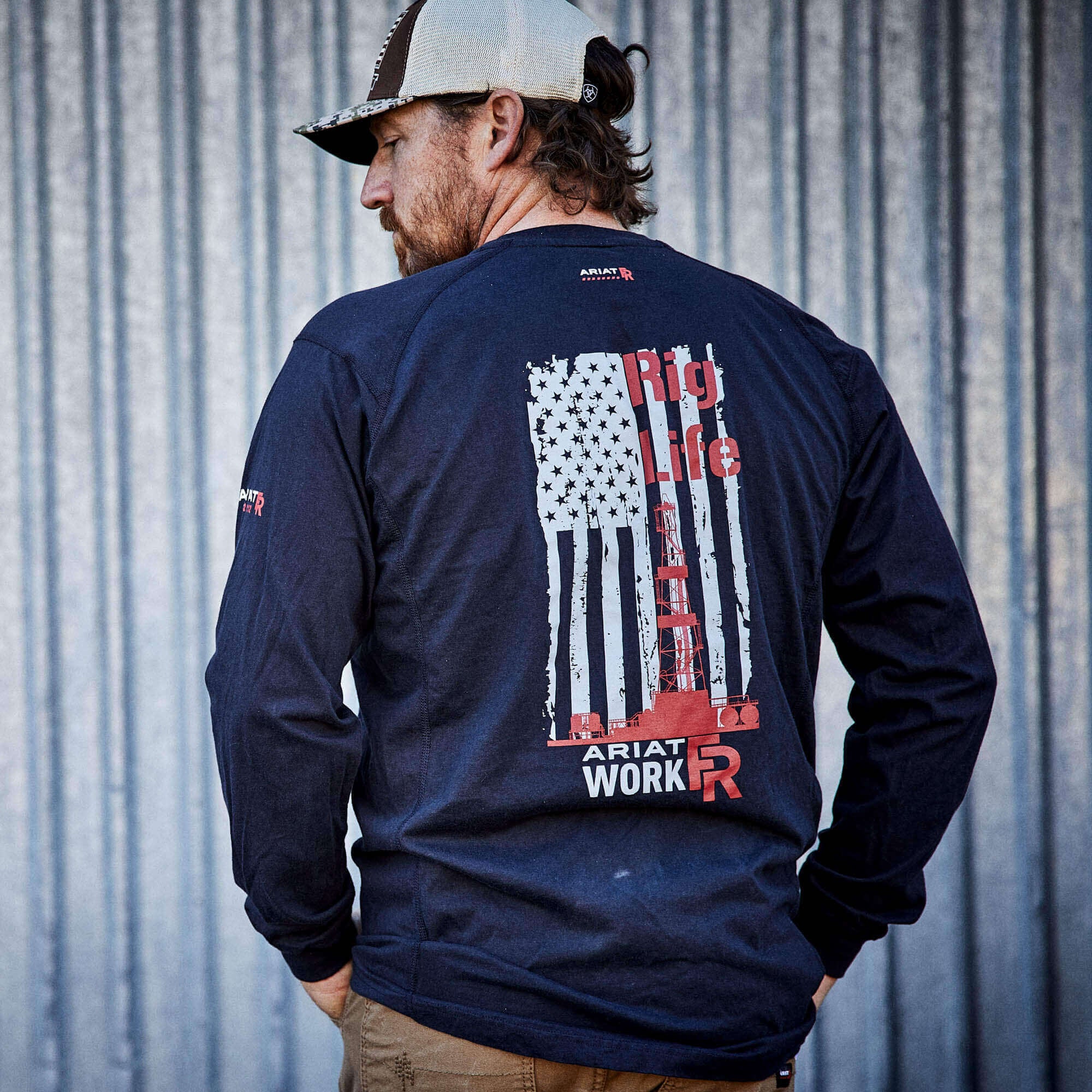 Ariat FR Air Rig Life Graphic T-Shirt Outlet
