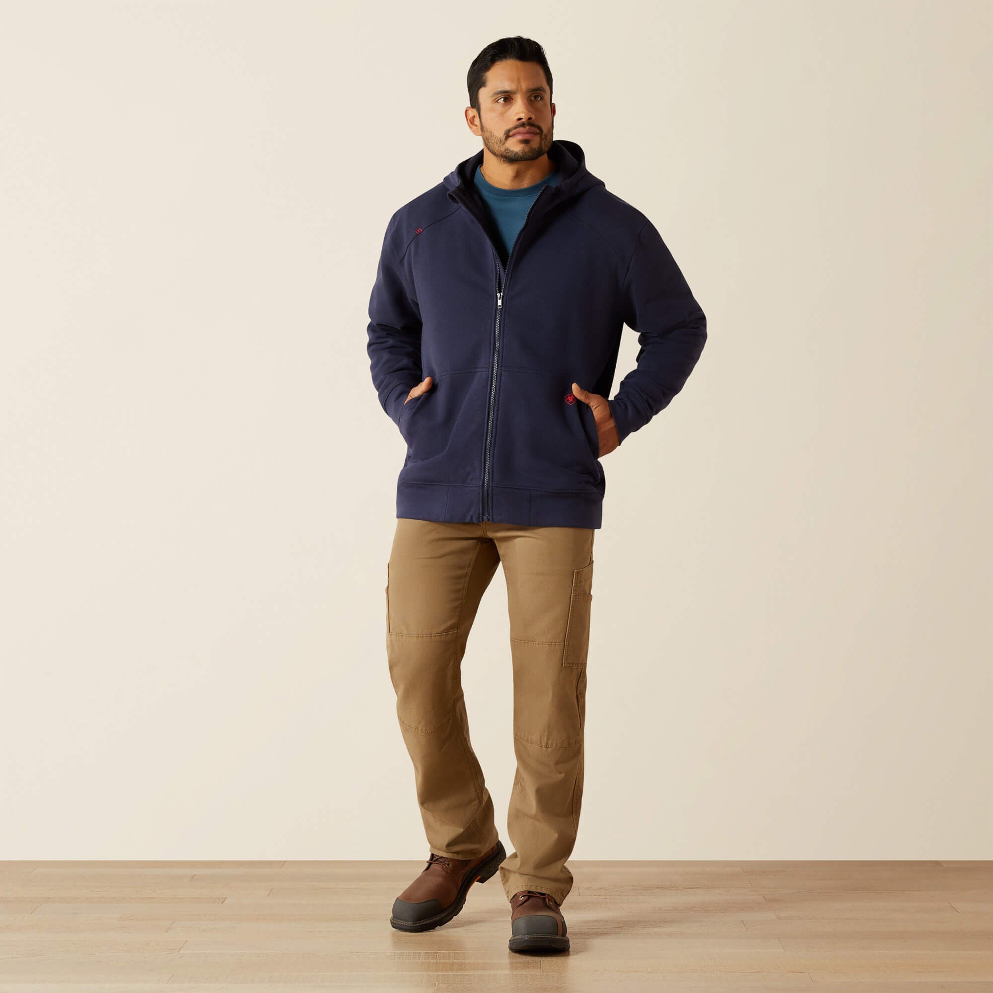 Ariat FR DuraStretch Heavyweight Fleece Full Zip Hoodie On Sale