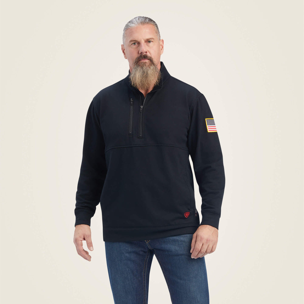 Ariat FR Durastrech Fleece 1/2 Zip Job Shirt For Sale
