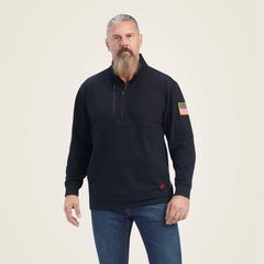 Ariat FR Durastrech Fleece 1/2 Zip Job Shirt For Sale
