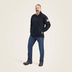 Ariat FR Durastrech Fleece 1/2 Zip Job Shirt For Sale