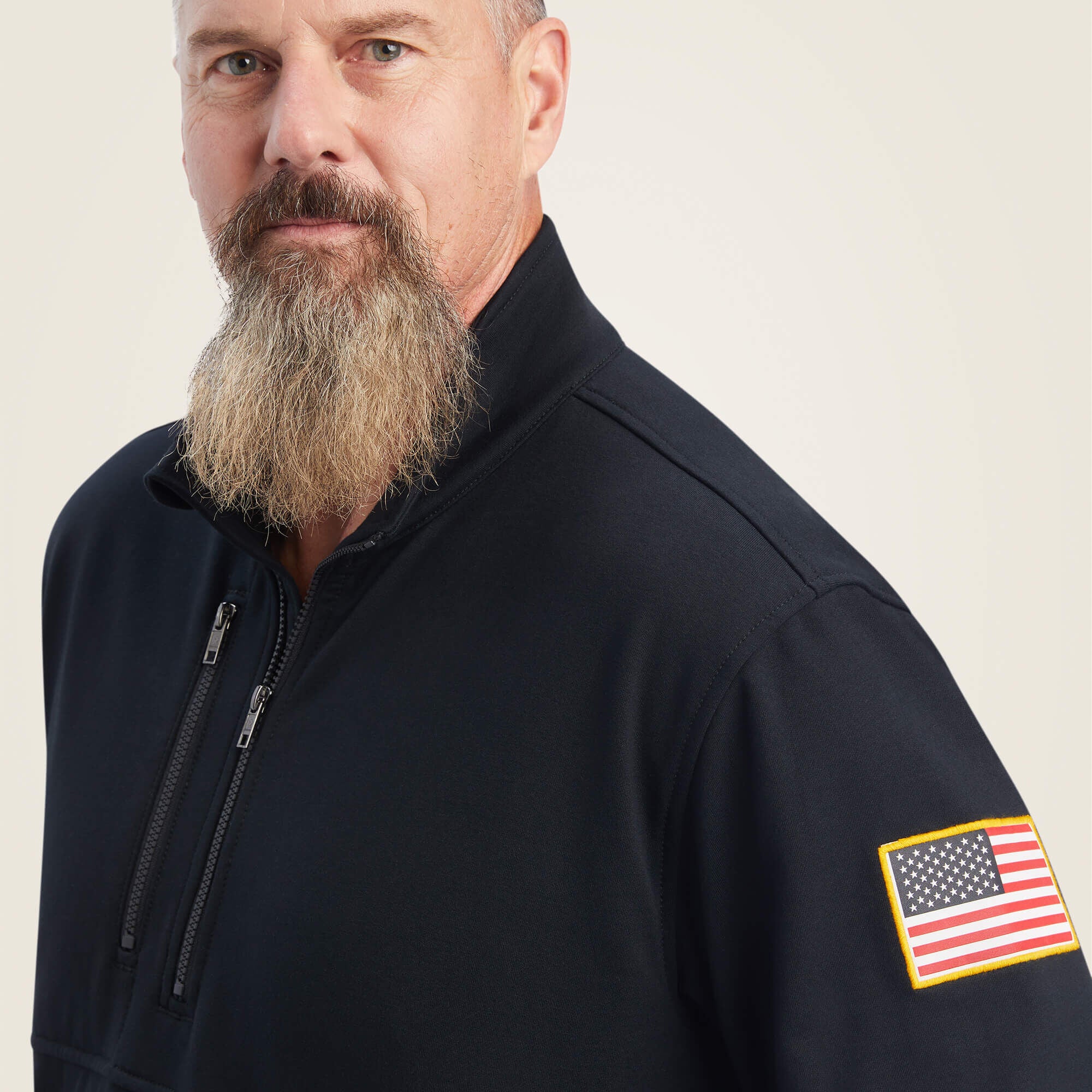 Ariat FR Durastrech Fleece 1/2 Zip Job Shirt For Sale