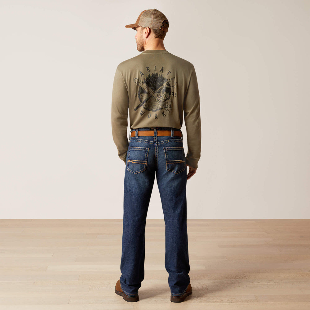 Ariat Rebar M5 Straight Rail Straight Jean Discount