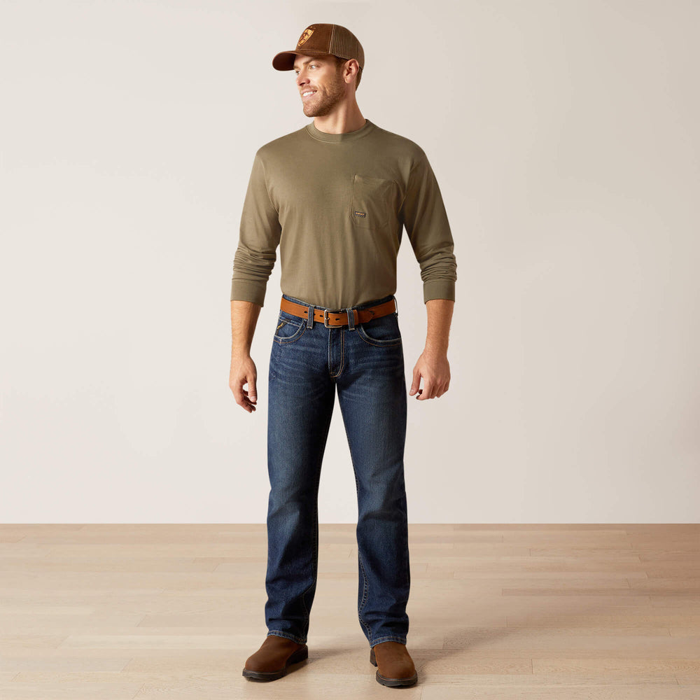 Ariat Rebar M5 Straight Rail Straight Jean Discount