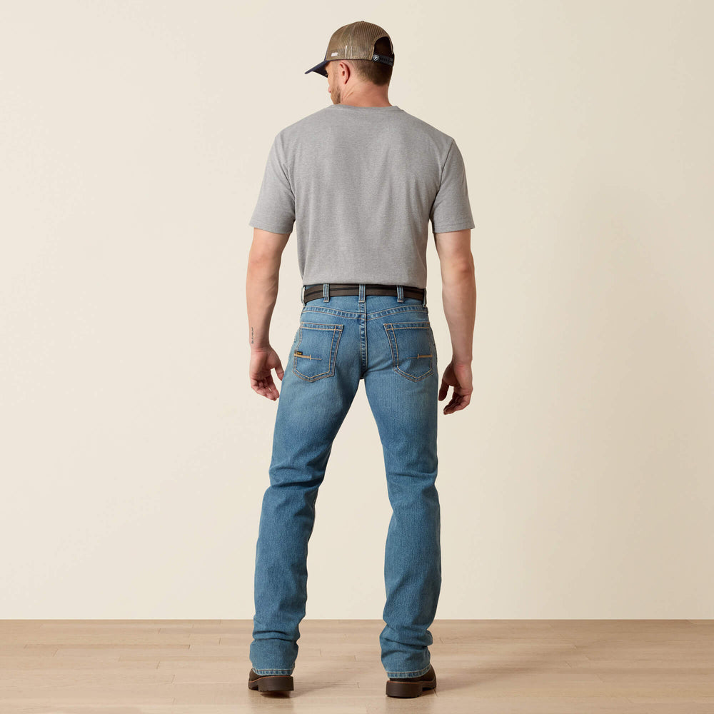 Ariat Rebar M4 Low Rise DuraStretch Edge Boot Cut Jean Sale