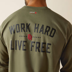 Ariat FR Work Hard Live Free T-Shirt On Sale