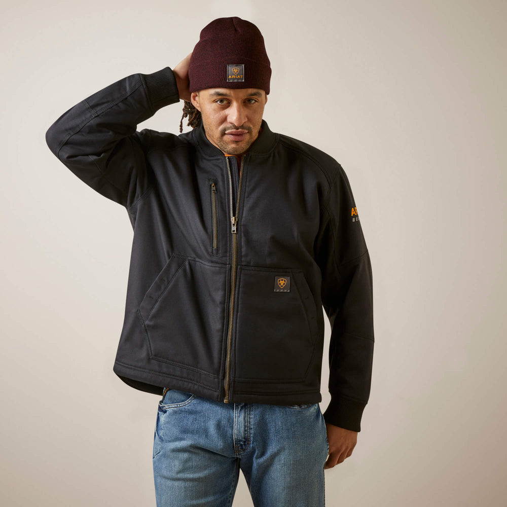 Ariat Rebar Stretch Canvas Bomber Jacket Outlet