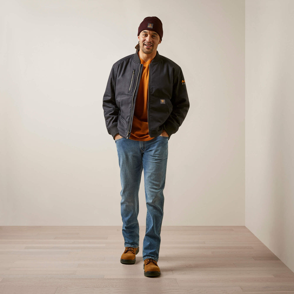 Ariat Rebar Stretch Canvas Bomber Jacket Outlet