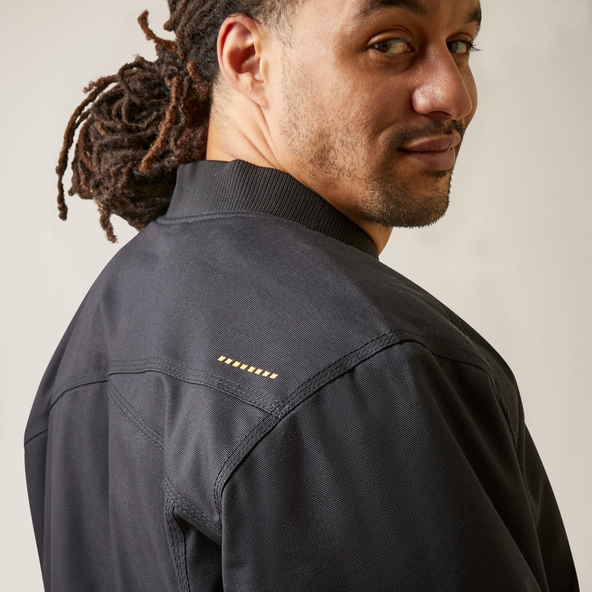 Ariat Rebar Stretch Canvas Bomber Jacket Outlet