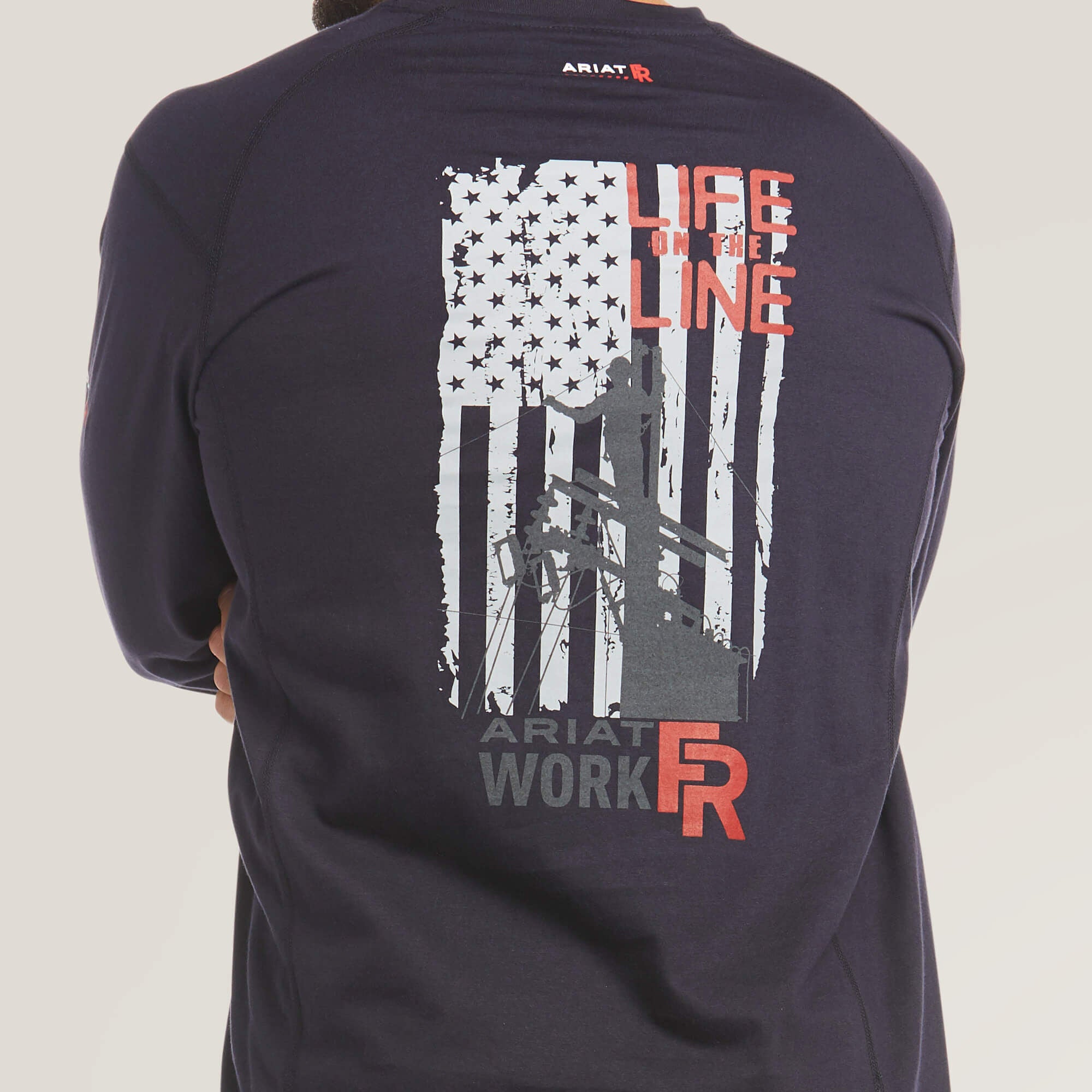 Ariat FR Air Life on the Line Graphic Top On Sale