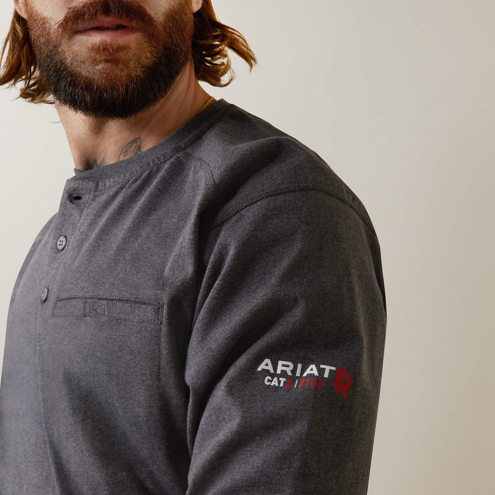 Ariat FR Air Refinery Row Graphic Henley Top Online