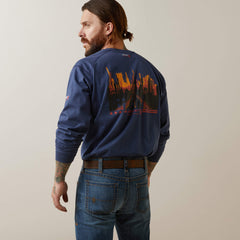 Ariat FR Air Refinery Row Graphic Henley Top Online