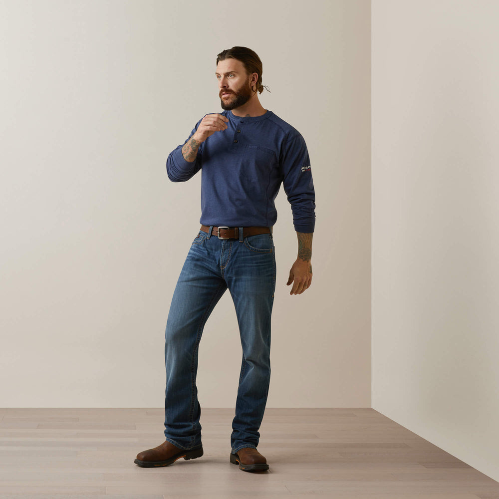 Ariat FR Air Refinery Row Graphic Henley Top Online