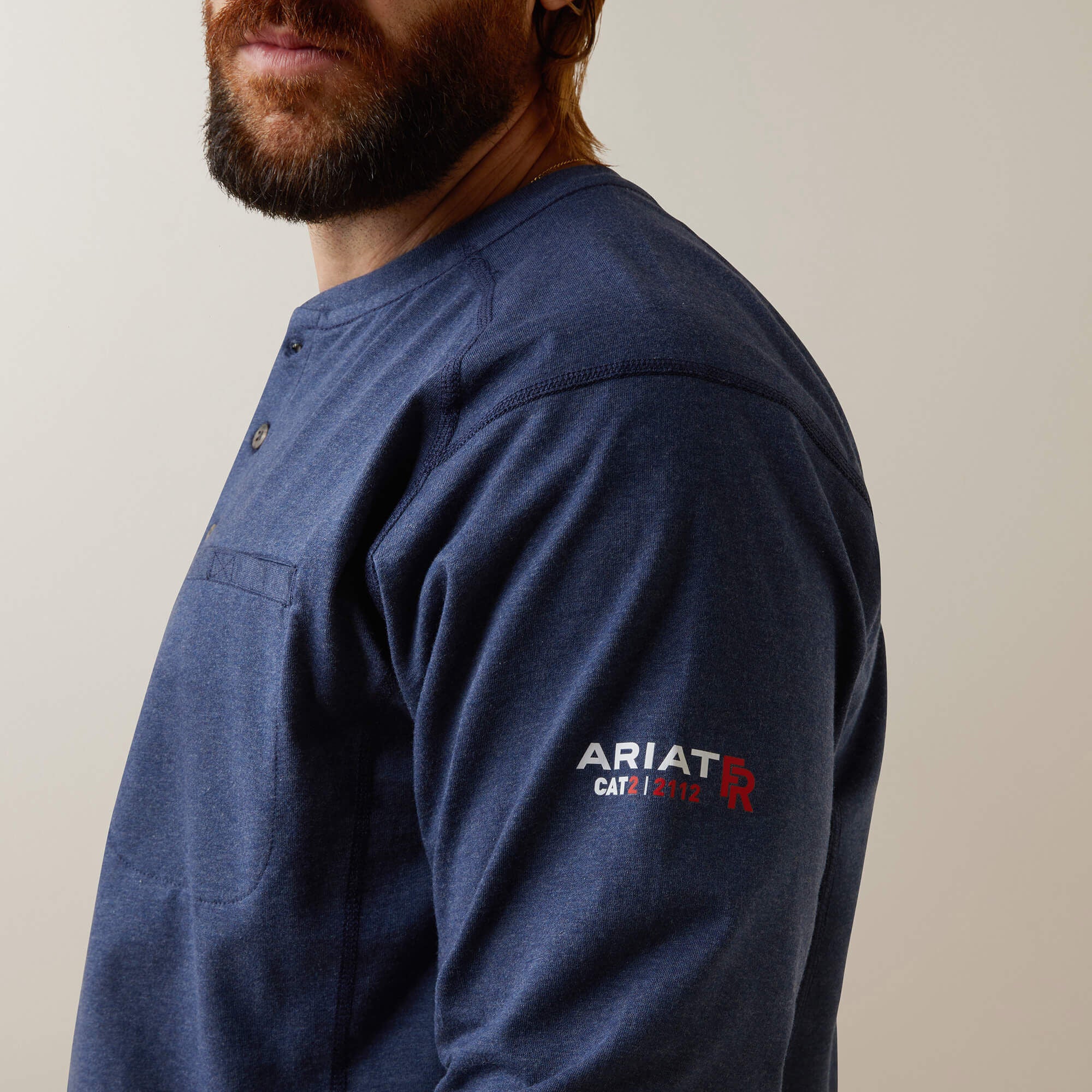 Ariat FR Air Refinery Row Graphic Henley Top Online