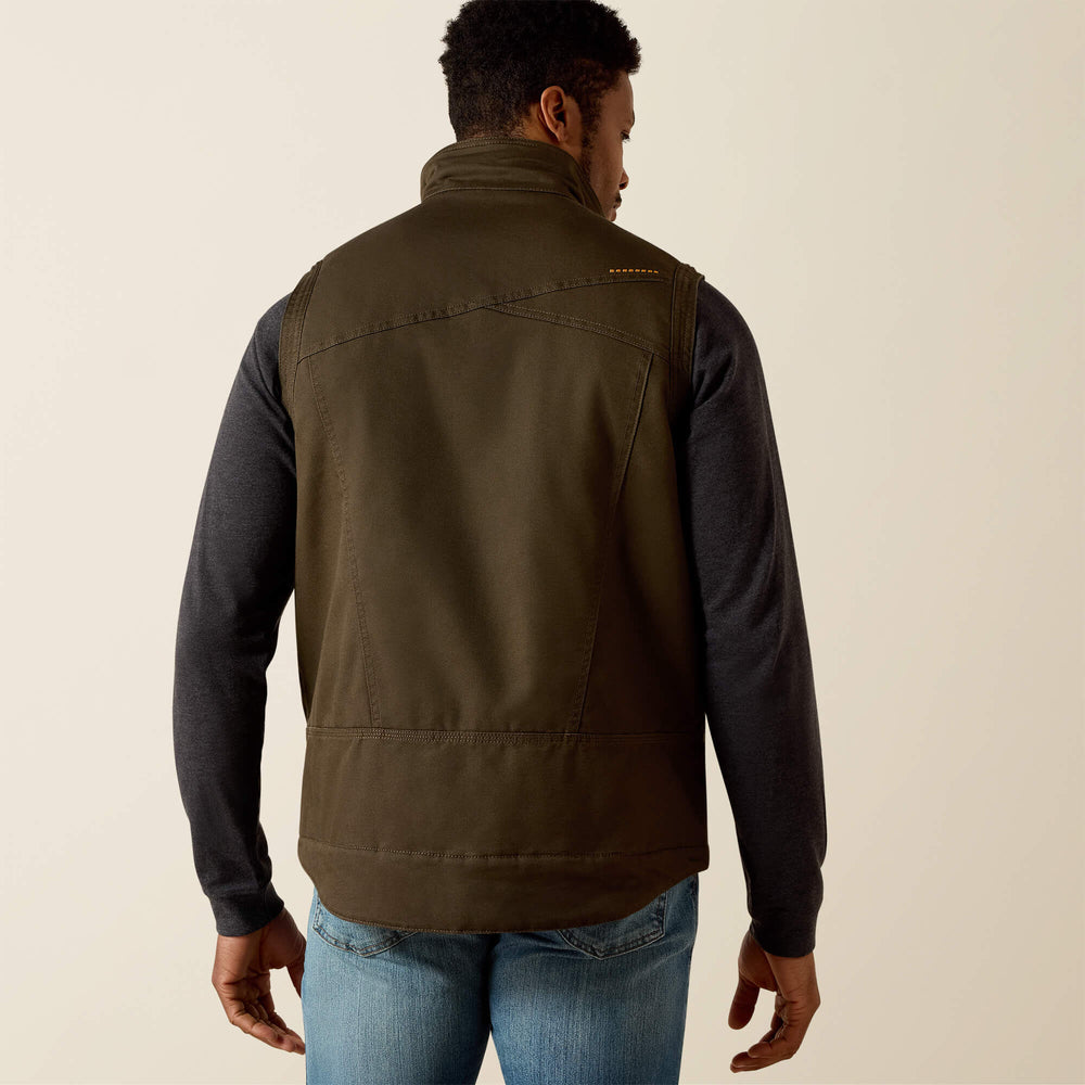 Ariat Rebar Washed DuraCanvas Insulated Vest Outlet