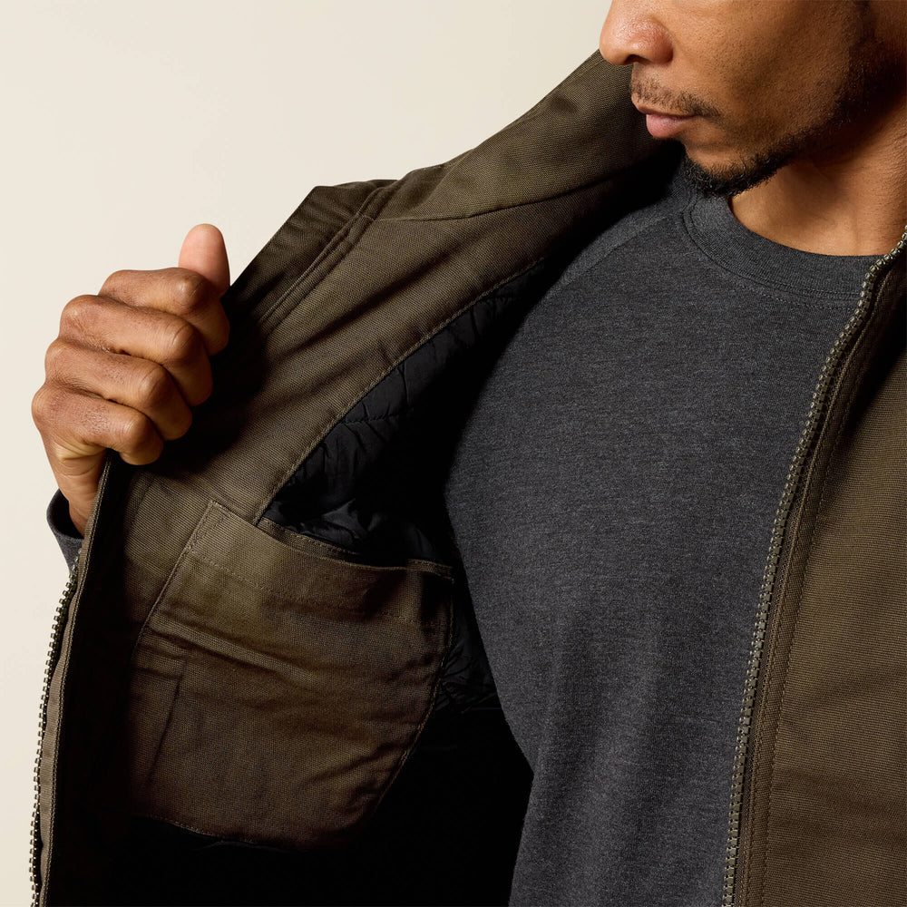 Ariat Rebar Washed DuraCanvas Insulated Vest Outlet