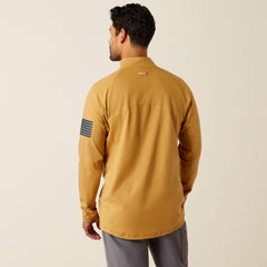 Ariat FR Combat Stretch Patriot 1/4 Zip Work Shirt For Sale