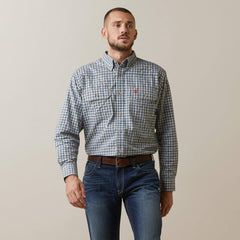Ariat FR Plaid Featherlight Work Shirt Discount