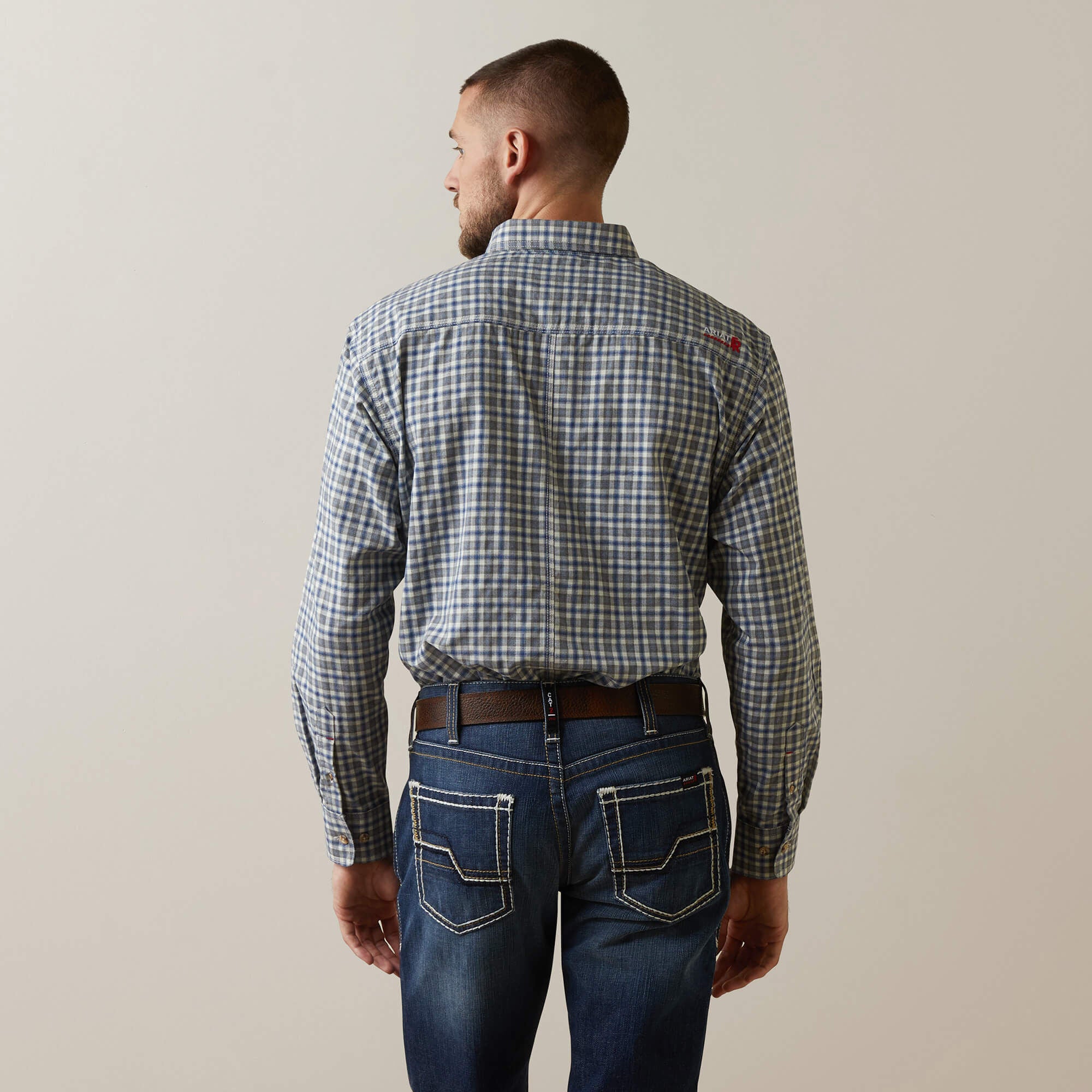 Ariat FR Plaid Featherlight Work Shirt Discount