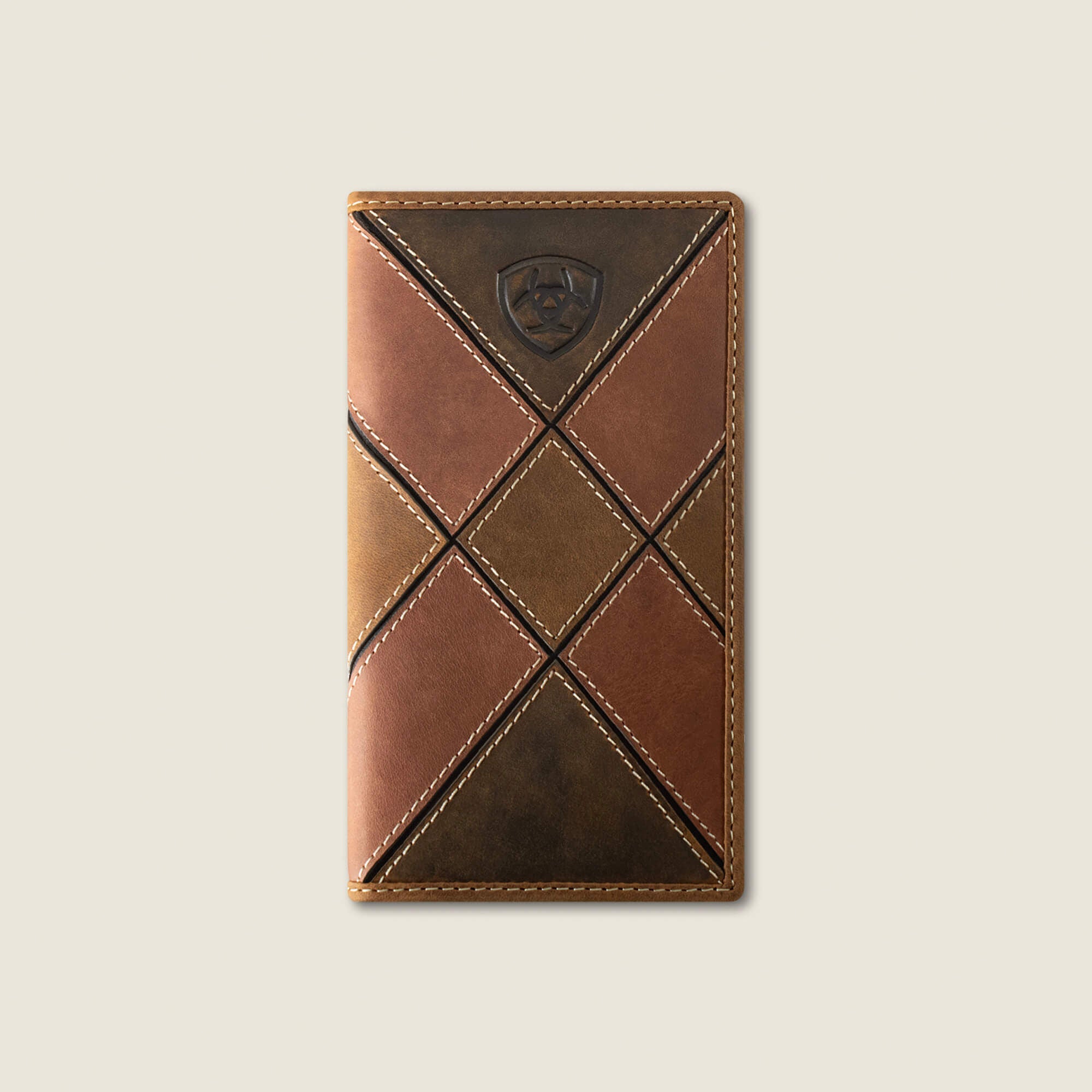Ariat Patchwork Embroidered Logo Rodeo Wallet Sale