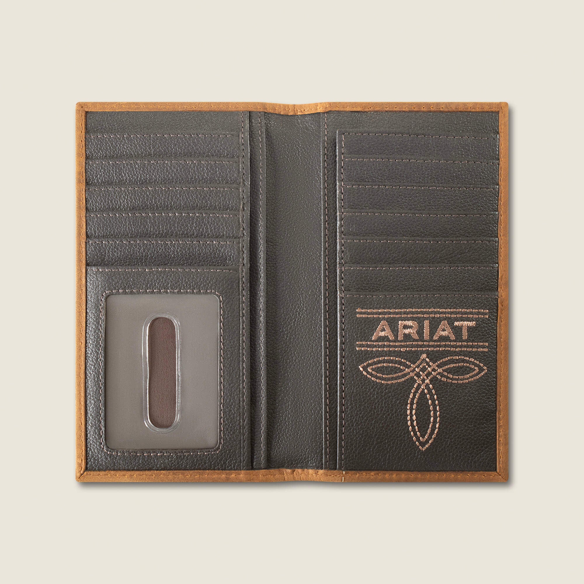Ariat Patchwork Embroidered Logo Rodeo Wallet Sale