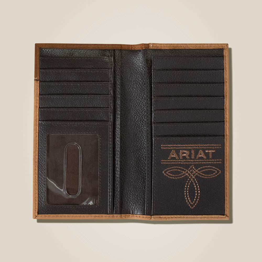 Ariat Tooled Leather Rodeo Wallet Online
