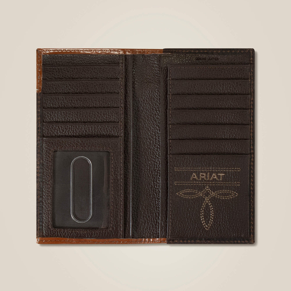 Ariat Braided Trim Rodeo Wallet For Sale